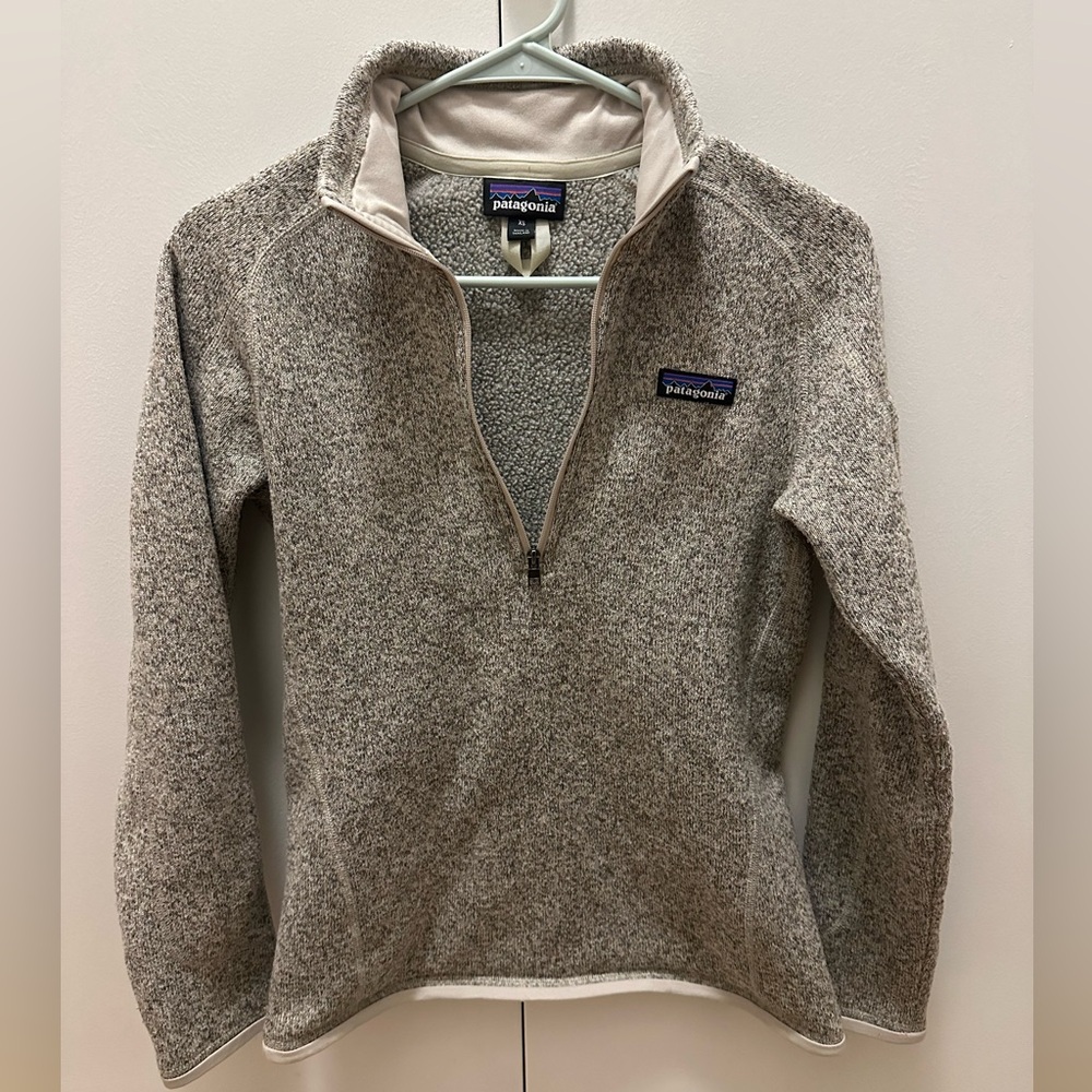 Patagonia women’s better sweater 1/4-zip fleece XS